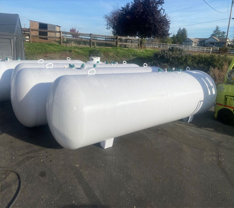 1000 gallon above & below ground propane tank