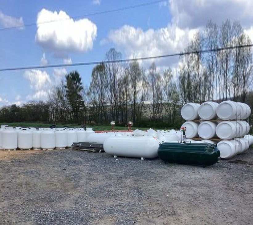 1500 gallon underground propane tank